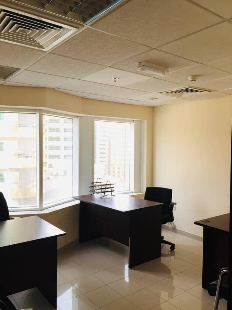 Commercial Office for Rent AC Free Sea View with Parking 49K