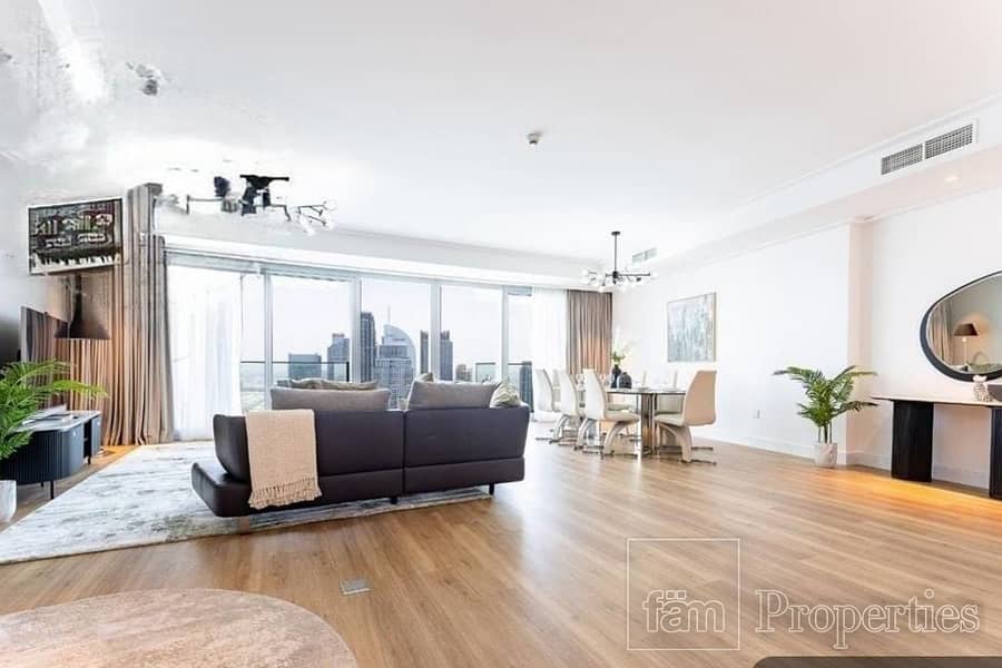 High-floor apt with stunning Burj Khalifa views