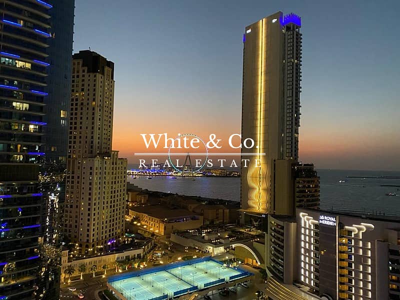 位于迪拜码头，皇家海洋塔楼 2 卧室的公寓 2490000 AED - 8443959