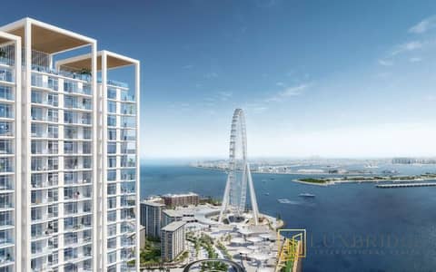2 Bedroom Apartment for Sale in Bluewaters Island, Dubai - Sea View | High Floor | Genuine Resale