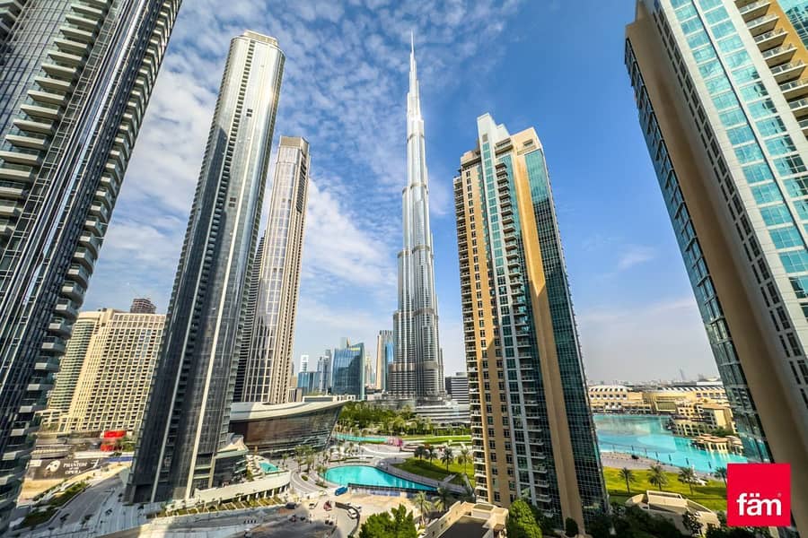 Elegant 2-BR Act One Apt -Direct Burj Khalifa View