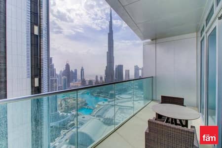 2 Bedroom Apartment for Rent in Downtown Dubai, Dubai - Serviced Apartment | Fountain and Burj View