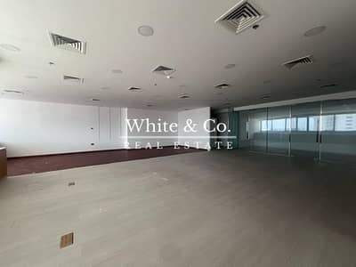 Office for Rent in Business Bay, Dubai - Fitted Office | Partitioned | Low Floor
