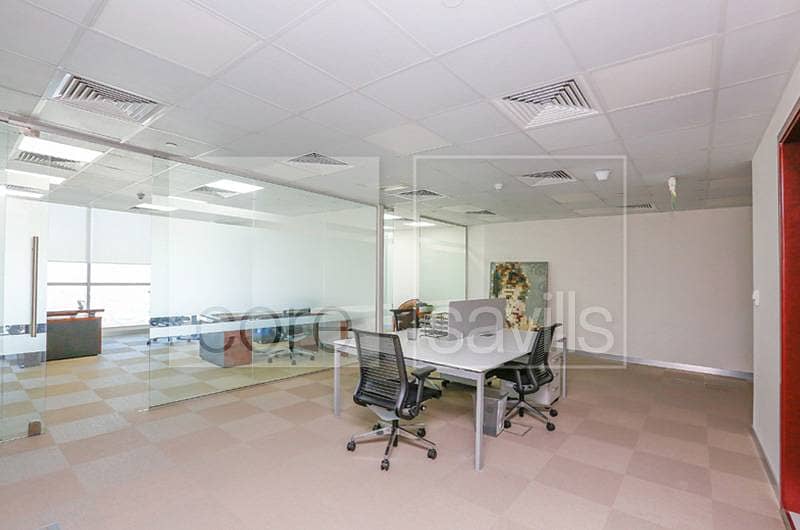 Fitted partitioned and furnished office X2