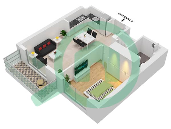 Type 1B Unit 8,9,10 Floor Podium
Type 1B Unit 12,13,14 Floor 1
Type 1B Unit 15,16,17 Floor 2-14
