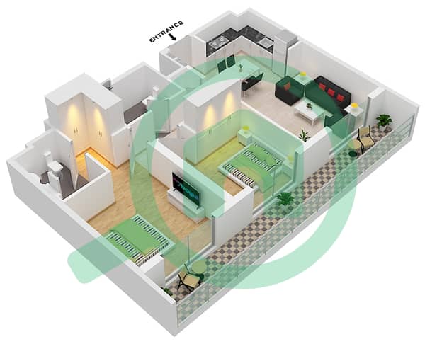 Type 5 Unit 9 Floor 1