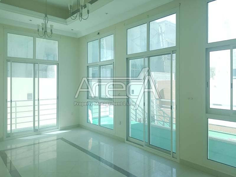 Bright and Spacious 5 Bedroom Villa for Rent with Private Pool in Khalifa City A