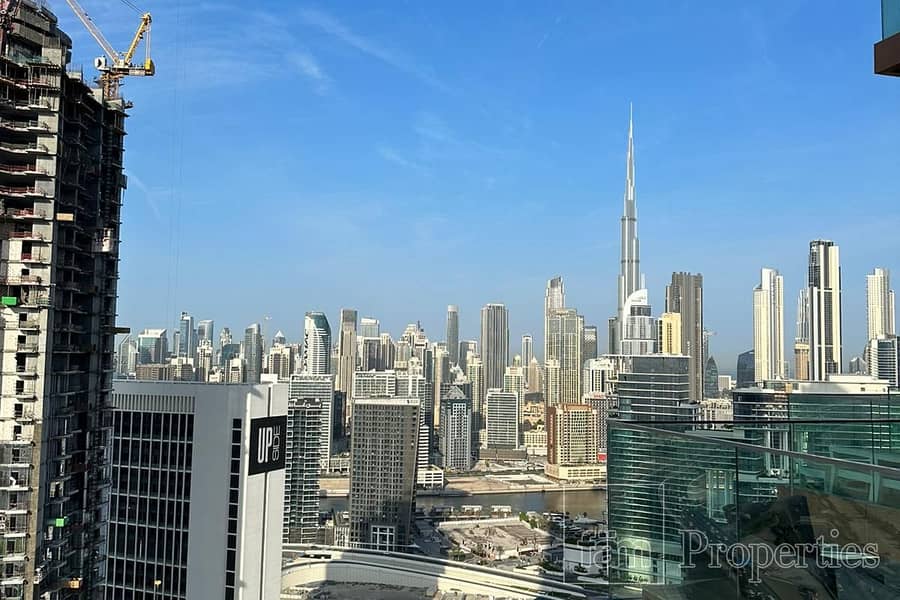 Fully furnished / High Floor / Burj Khalifa view