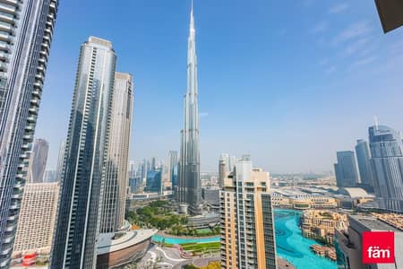 3 Bedroom Flat for Rent in Downtown Dubai, Dubai - Iconic Burj Khalifa & Fountain View|Unfurnished