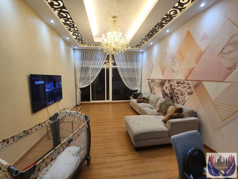 شقة غرفتين وصالة للبيع في برج عجمان ون