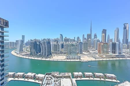 2 Bedroom Flat for Rent in Business Bay, Dubai - Furnished | Stunning Canal and Burj Khalifa View
