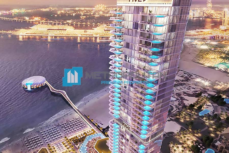 位于朱美拉海滩住宅（JBR），JBR五星级酒店 3 卧室的顶楼公寓 13430000 AED - 6728953