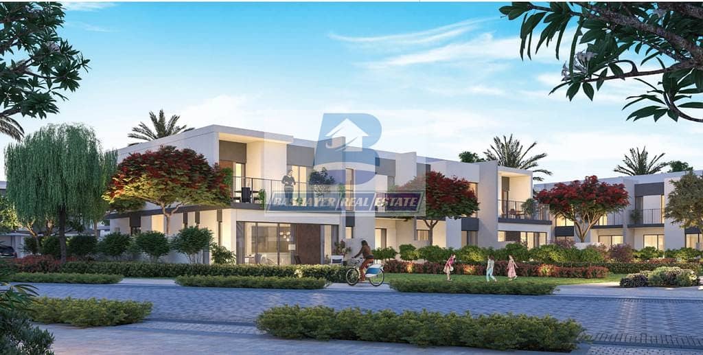 3 Townhouse with Lagoon Views - 3 years Post Handover - 50% DLD waived
