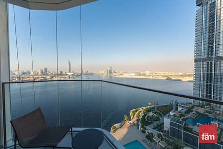 2 Bedroom Flat for Rent in Dubai Creek Harbour, Dubai - Sea View | Fully Serviced | Low Floor