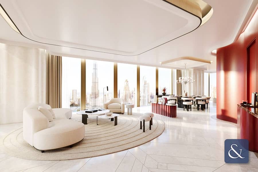 位于迪拜市中心，Baccarat Hotel And Residences 4 卧室的公寓 43750000 AED - 8205839