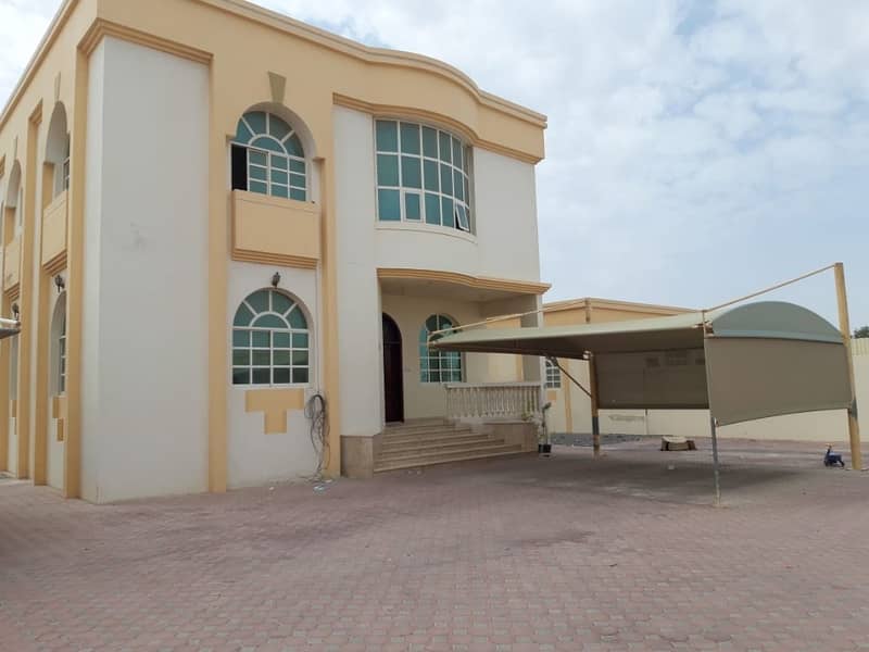 Very good Villa (5b/r)(hall) for rent in khalifa city (B) - good location -price is (130. 000)