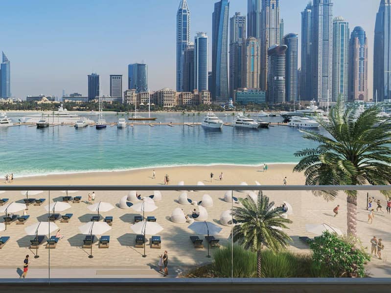 位于迪拜港，艾玛尔海滨社区，皇宫海滩公寓 4 卧室的顶楼公寓 25500000 AED - 8194379