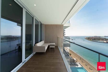 3 Bedroom Flat for Sale in Dubai Harbour, Dubai - FULL PALM VIEWS | CORNER UNIT | PRIVATE BEACH