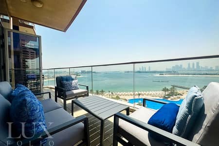 1 Bedroom Apartment for Sale in Palm Jumeirah, Dubai - Vacant | Tastefully Furnished | Full Sea Views