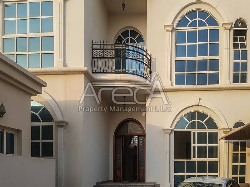 Marvelous 6 Master Bed Villa for rent in Khalifa City A