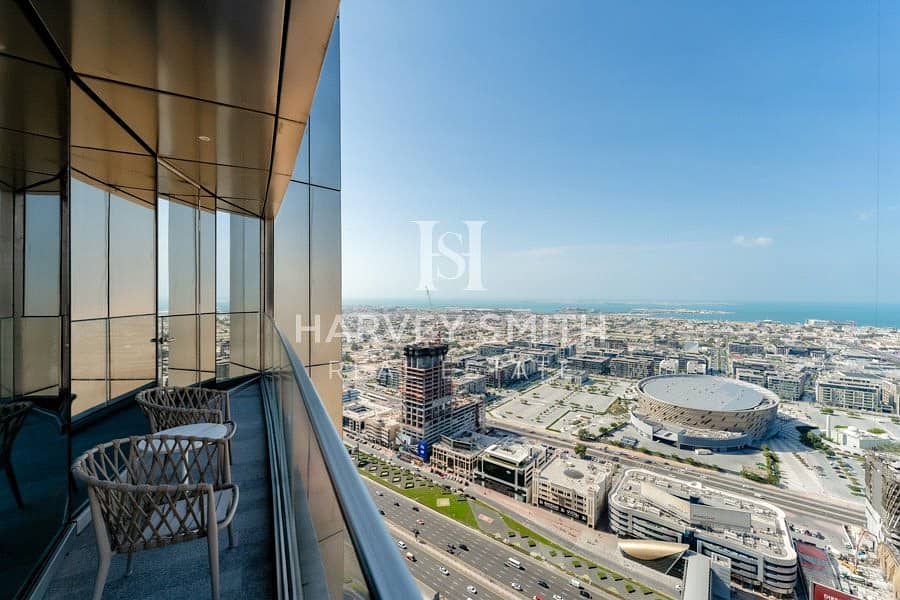位于迪拜市中心，谦恭公寓天际景观综合大厦，谦恭天际景观1号大楼 2 卧室的公寓 360000 AED - 8474317