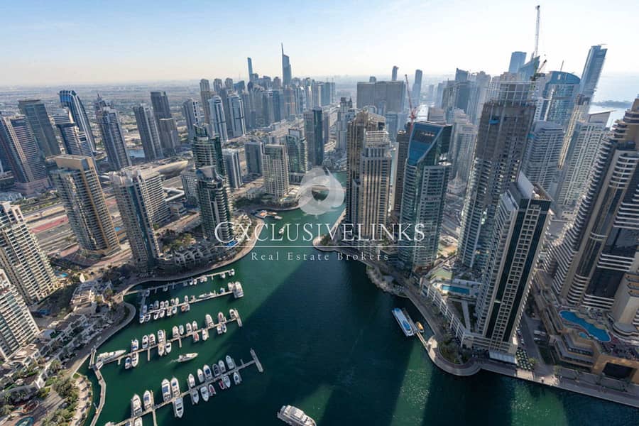 位于迪拜码头，滨海之门，滨海之门2号 1 卧室的公寓 18500 AED - 8475456