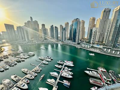 2 Bedroom Apartment for Rent in Dubai Marina, Dubai - Fully Upgraded | Amazing Marina Views | High Floor