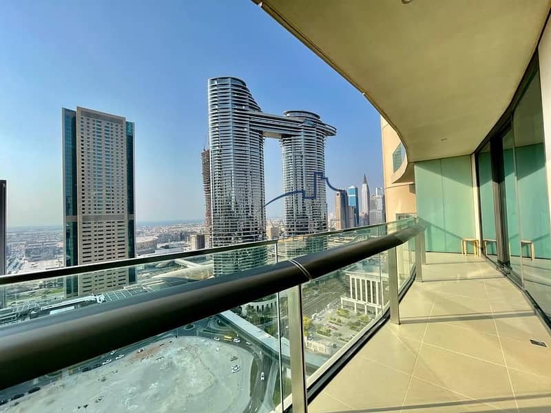 Spacious 1 BR In Burj Vista, Downtown | Stunning Address Hotel View