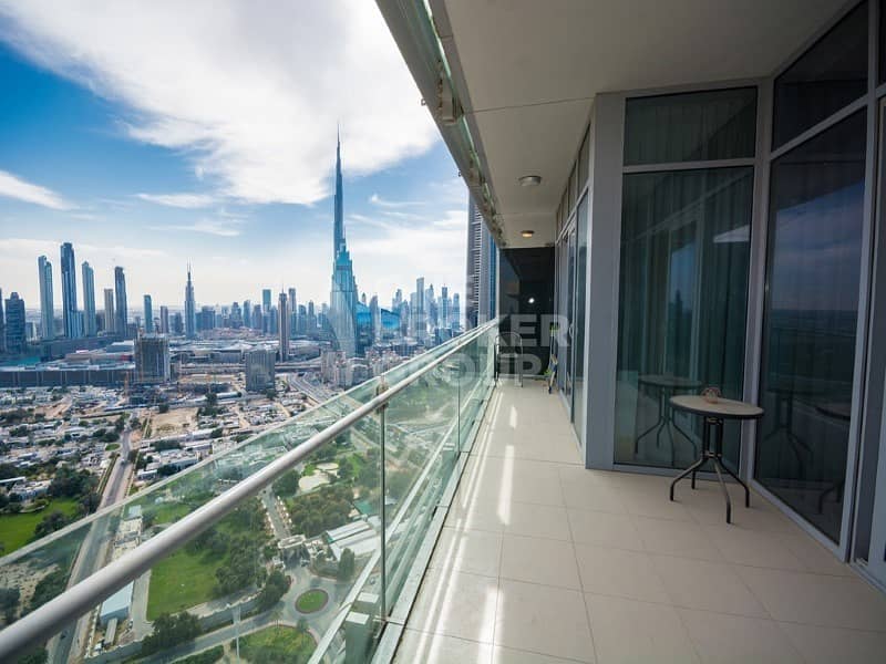 Zabeel View-High Floor - Furnished 1 Bed.