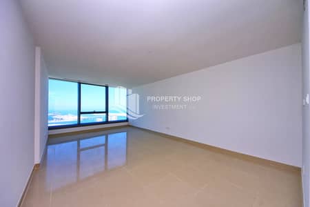 2 Bedroom Flat for Sale in Al Reem Island, Abu Dhabi - 2-bedroom-apartment-al-reem-island-shams-abu-dhabi-sky-tower-living-area. JPG