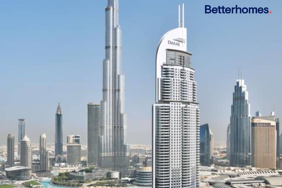 Vacant | Burj Khalifa View | High Floor |Furnished
