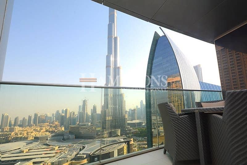 Spacious | Furnished 2BR | Full Burj View