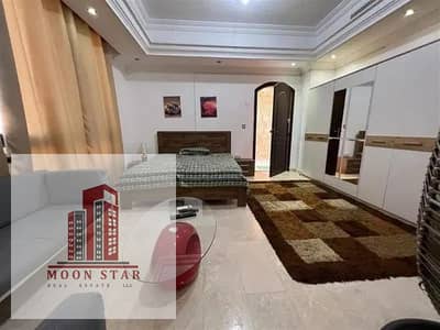 Studio for Rent in Khalifa City, Abu Dhabi - European Family Villa Fully Furnished Spacious Studio Separate Kitchen M/3000