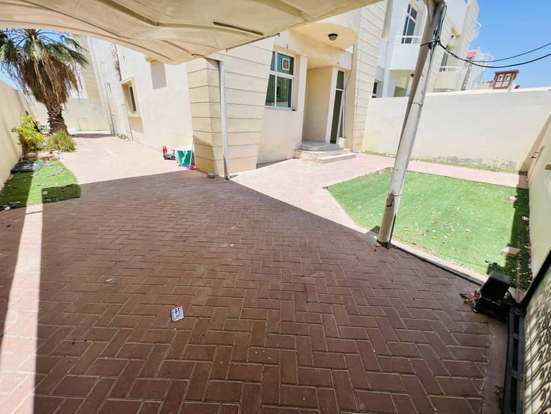 Beautiful 3 Bedroom Semi Independent Villa with garden space available for rent in Mirdif.