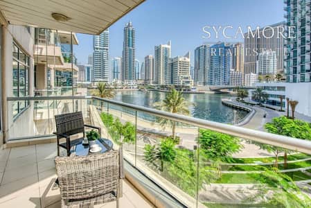 1 Bedroom Flat for Sale in Dubai Marina, Dubai - Furnished | Floating Marina Views | VOT