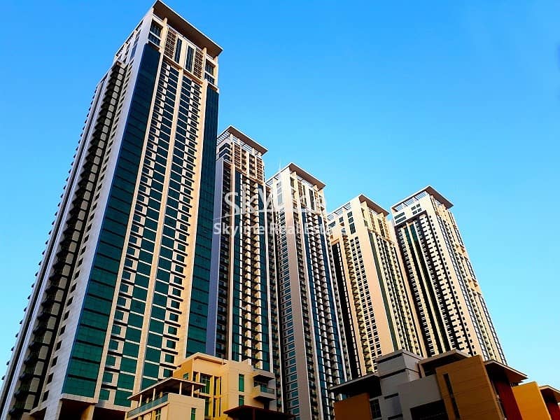 位于阿尔雷姆岛，滨海广场，滨海蓝塔 1 卧室的公寓 65000 AED - 3842867