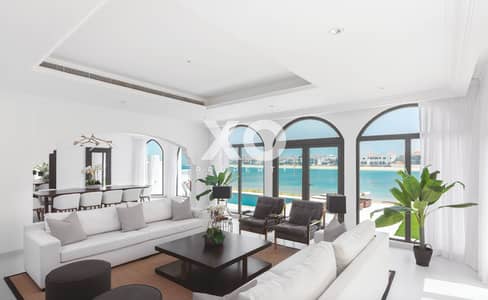 5 Bedroom Villa for Rent in Palm Jumeirah, Dubai - Newly renovated | Bills included | High number G+2