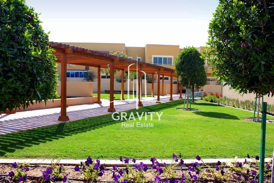 For sale! Vibrant 3BR villa type A in Al Raha Gardens