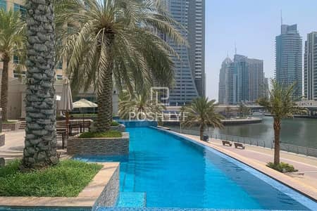 1 Bedroom Apartment for Rent in Dubai Marina, Dubai - blakley pool 2. jpg