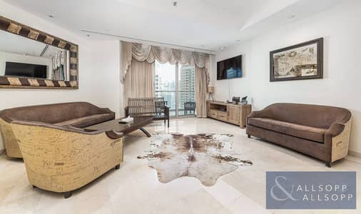 3 Bedroom Flat for Rent in Dubai Marina, Dubai - Living Area. jpeg