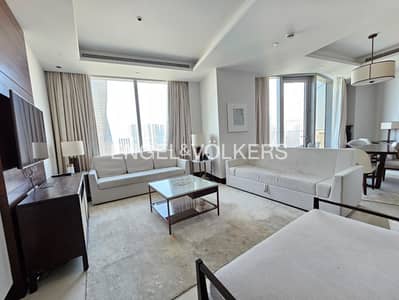 3 Bedroom Apartment for Rent in Downtown Dubai, Dubai - Full Sea & SZR View | Corner unit | Available
