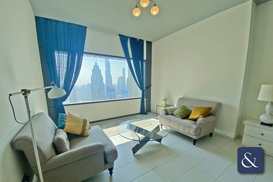Burj Views | Vacant | Furnished | 1 Bed