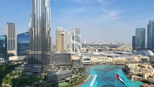 3 Bedroom Apartment for Rent in Downtown Dubai, Dubai - Full Fountain View |  High Floor |  Exclusive