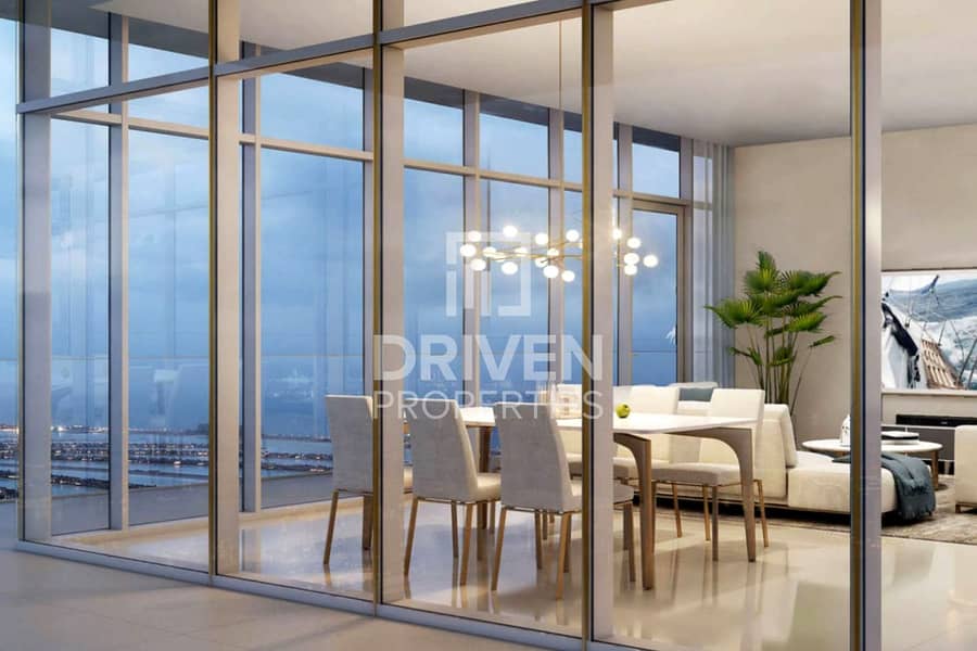 شقة في جراند بلو تاور 2،جراند بلو تاور،إعمار الواجهة المائية،دبي هاربور‬ 1 غرفة 3500000 درهم - 8496599