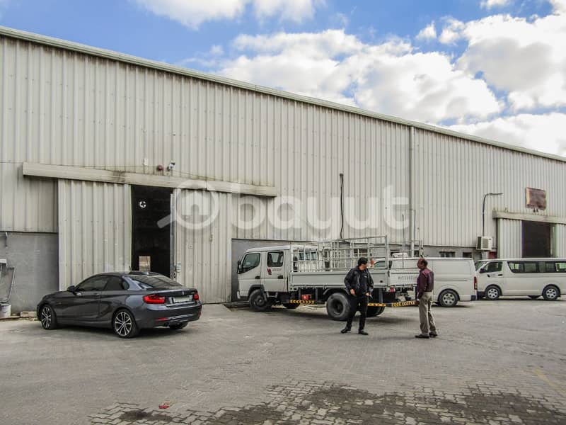 3,850 sq. ft Warehouse @Dhs. 143K Rent P. A.