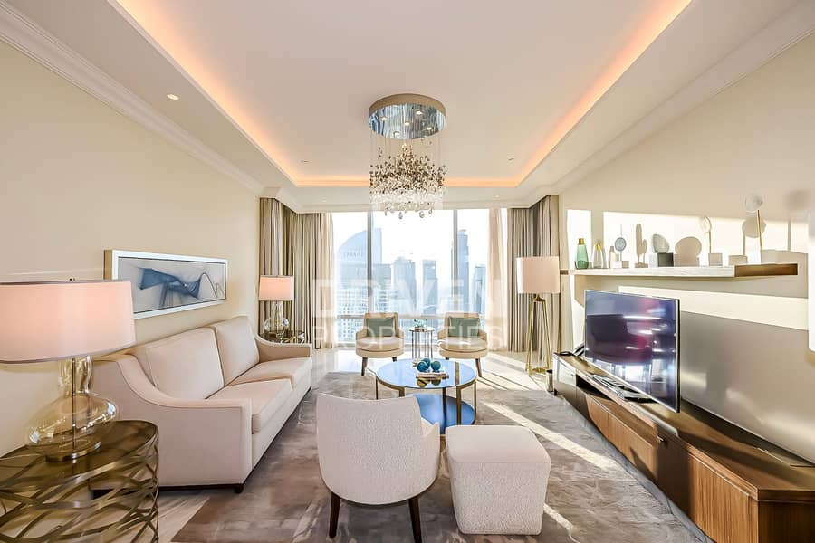 Luxurious w/ Burj View and Serviced Unit