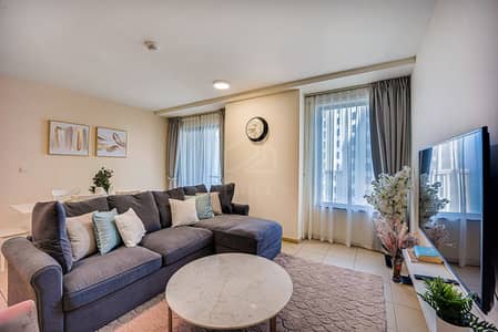 1 Bedroom Flat for Rent in Jumeirah Beach Residence (JBR), Dubai - Beachfront Beauty: Luxe Living on the 21st Floor in Murjan 1, JBR