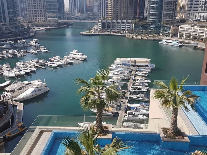 位于迪拜码头，滨海之门 1 卧室的公寓 125000 AED - 8497251