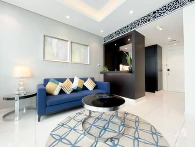 1 Bedroom Apartment for Rent in Downtown Dubai, Dubai - DAMAC - 4701 - LIVING -13. jpg