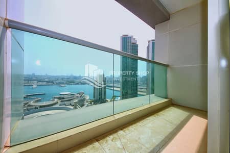 1 Bedroom Apartment for Sale in Al Reem Island, Abu Dhabi - 1-bedroom-apartment-al-reem-island-marina-square-marina-heights-2-balcony. JPG